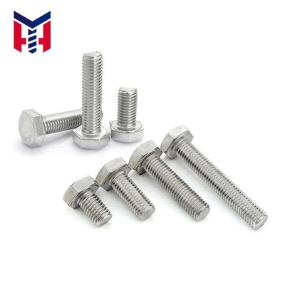 304 nerūsējošā tērauda sešstūra skrūves